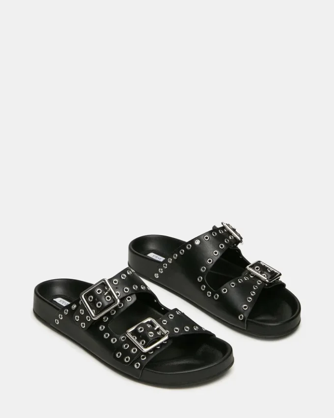 Abott de cuero negro Abott de cuero negro