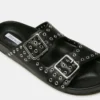 Abott de cuero negro Abott de cuero negro