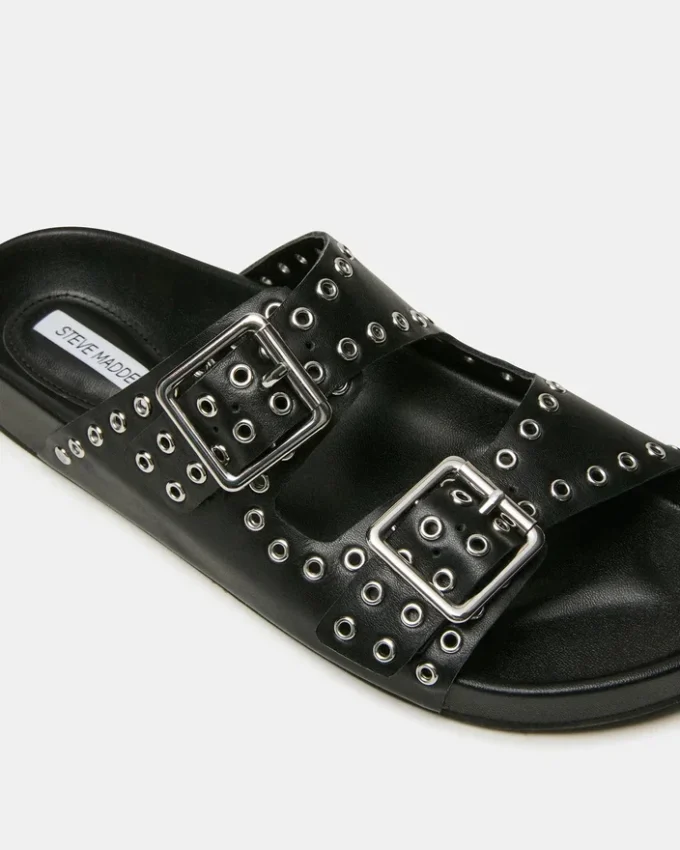 Abott de cuero negro Abott de cuero negro