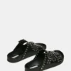 Abott de cuero negro Abott de cuero negro