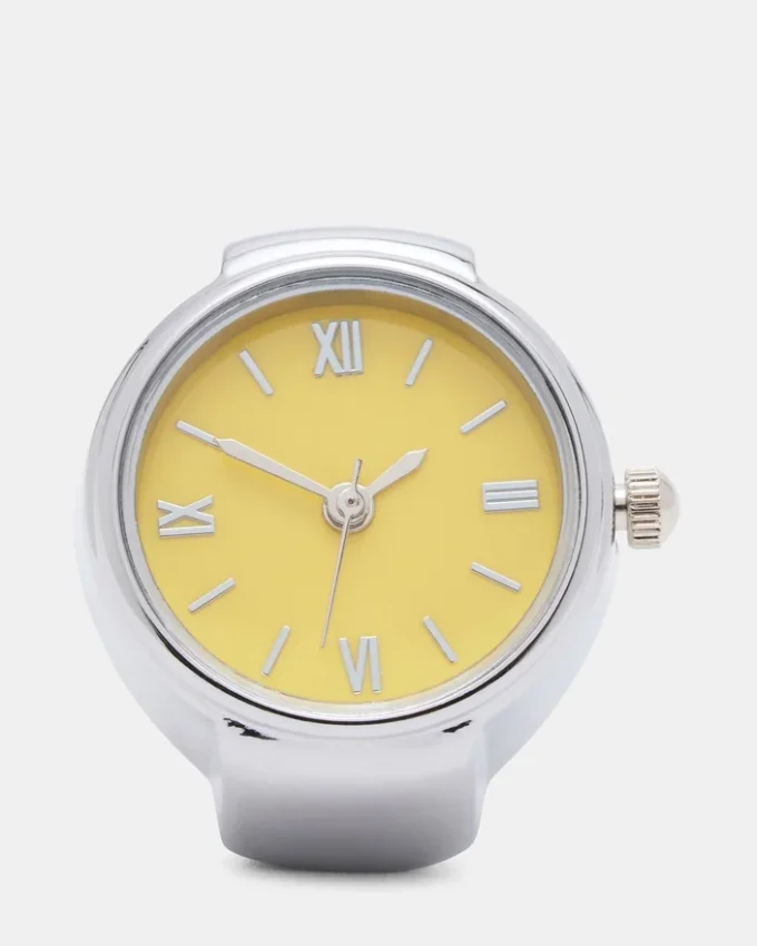 Anillo de reloj amarillo Anillo de reloj amarillo