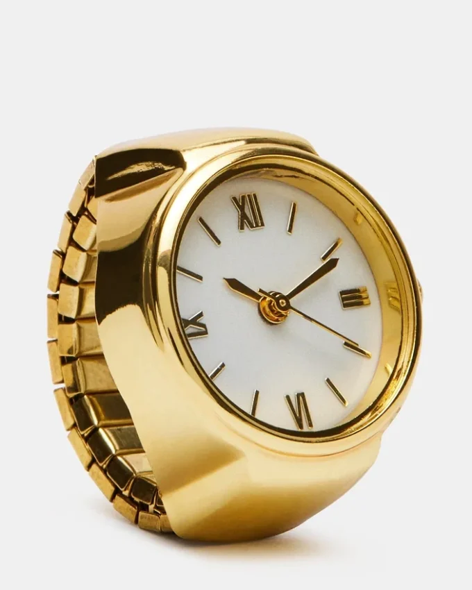 Anillo de reloj blanco