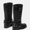 Astor de cuero negro Astor de cuero negro