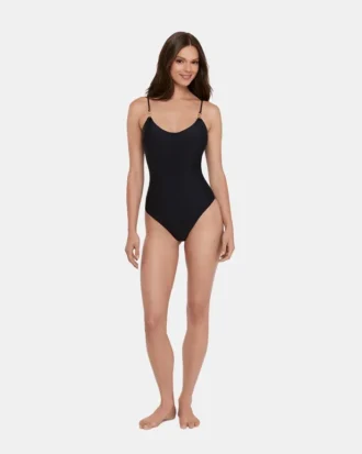 Bañador de una pieza Sleek ‘N Chic negro