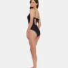 Bañador de una pieza Sleek ‘N Chic negro