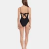 Bañador de una pieza Sleek ‘N Chic negro