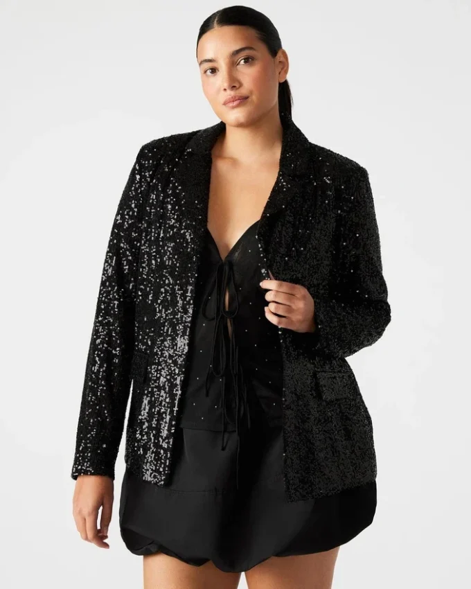 Blazer de lentejuelas Payton Negro Blazer de lentejuelas Payton Negro