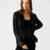 Blazer de lentejuelas Payton Negro Blazer de lentejuelas Payton Negro