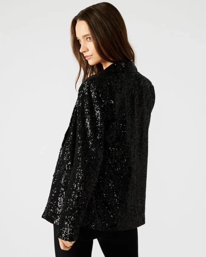 Blazer de lentejuelas Payton Negro Blazer de lentejuelas Payton Negro
