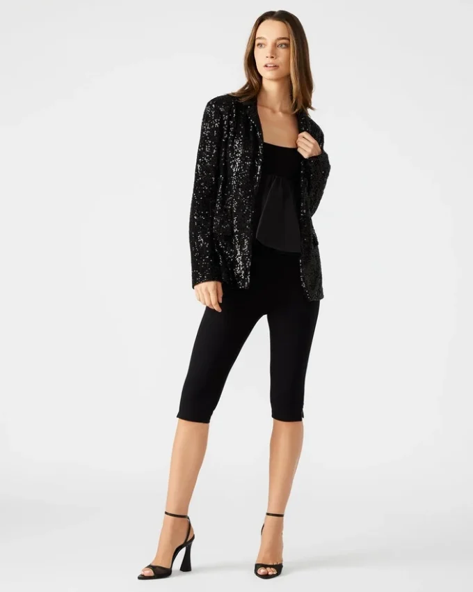 Blazer de lentejuelas Payton Negro Blazer de lentejuelas Payton Negro