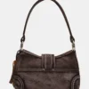 Bolso Albany de denim color canela Bolso Albany de denim color canela