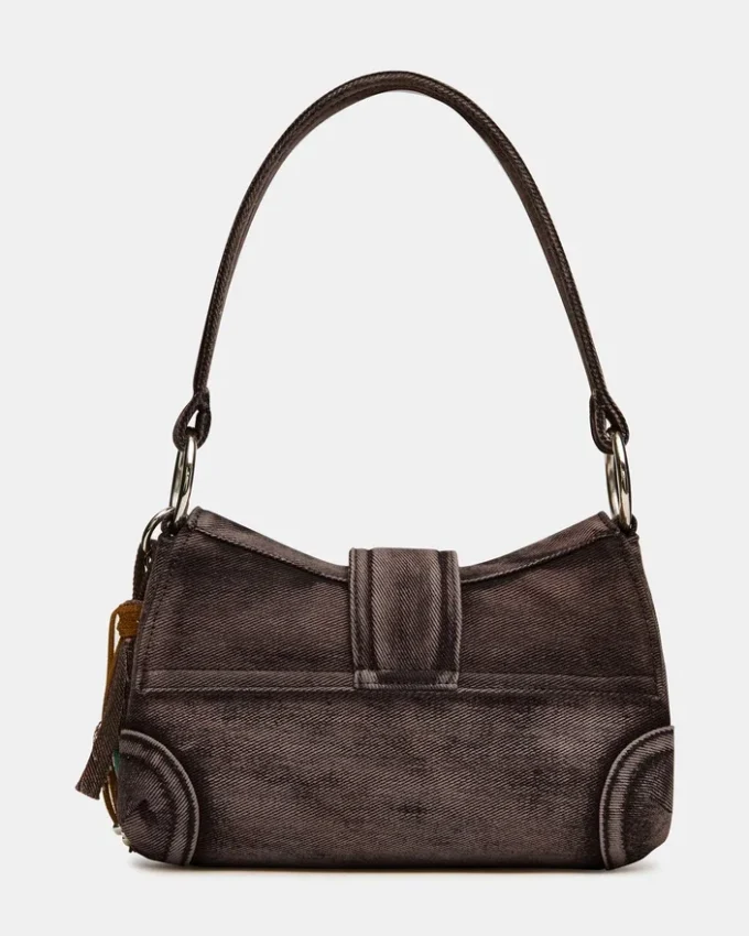 Bolso Albany de denim color canela Bolso Albany de denim color canela