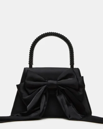 Bolso Cosette de satén negro