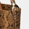 Bolso Denise con estampado marrón