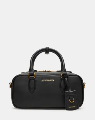 Bolso Merit de cuero negro