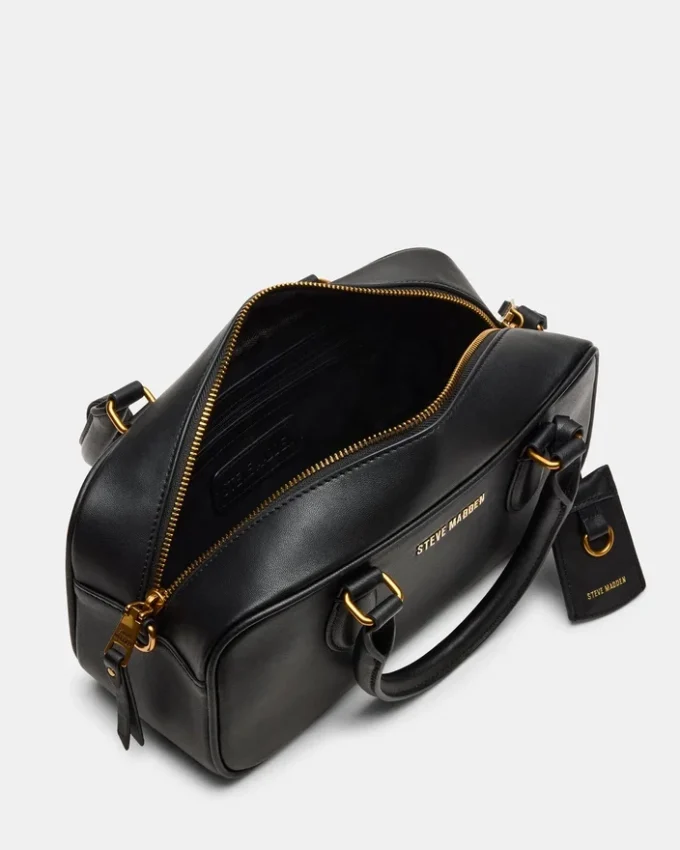 Bolso Merit de cuero negro Bolso Merit de cuero negro
