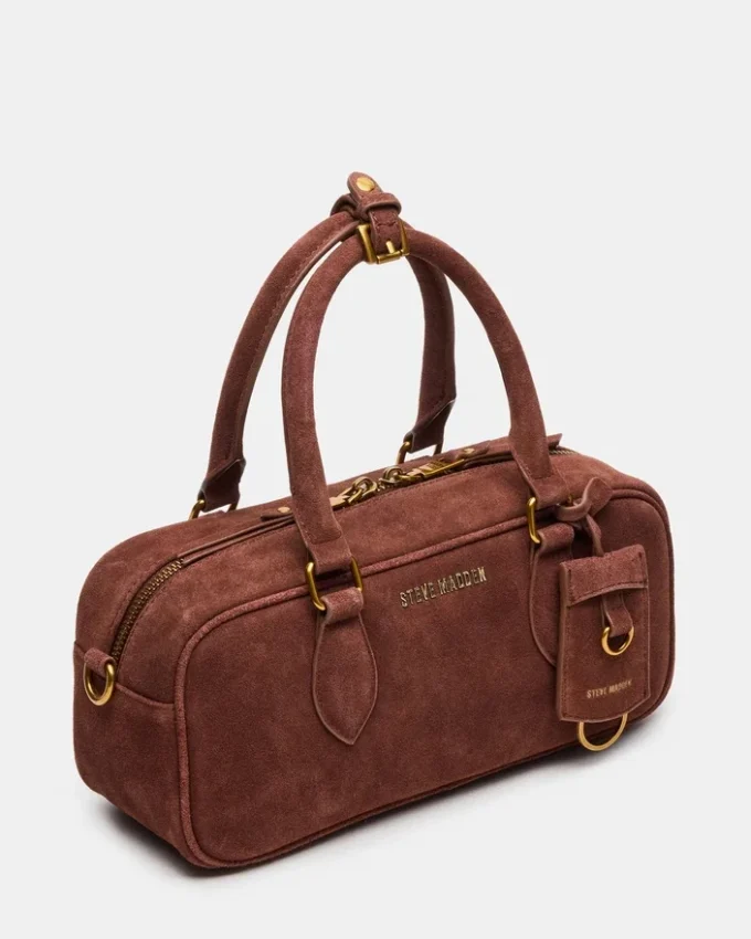 Bolso Merit de gamuza color castaño Bolso Merit de gamuza color castaño