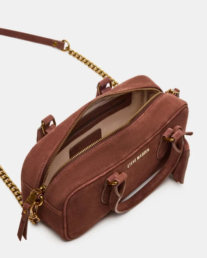 Bolso Merit de gamuza color castaño Bolso Merit de gamuza color castaño