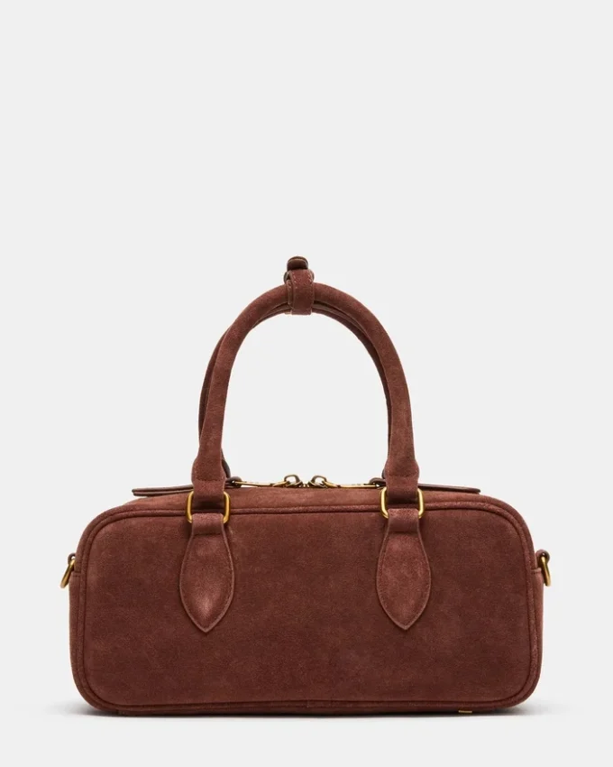 Bolso Merit de gamuza color castaño Bolso Merit de gamuza color castaño