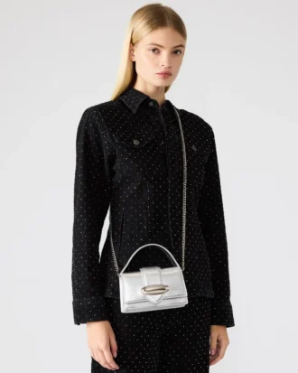 Bolso Mishell Silver Disco