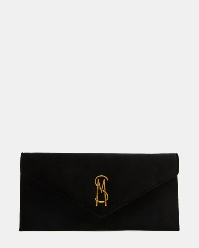 Bolso Smooth de terciopelo negro Bolso Smooth de terciopelo negro