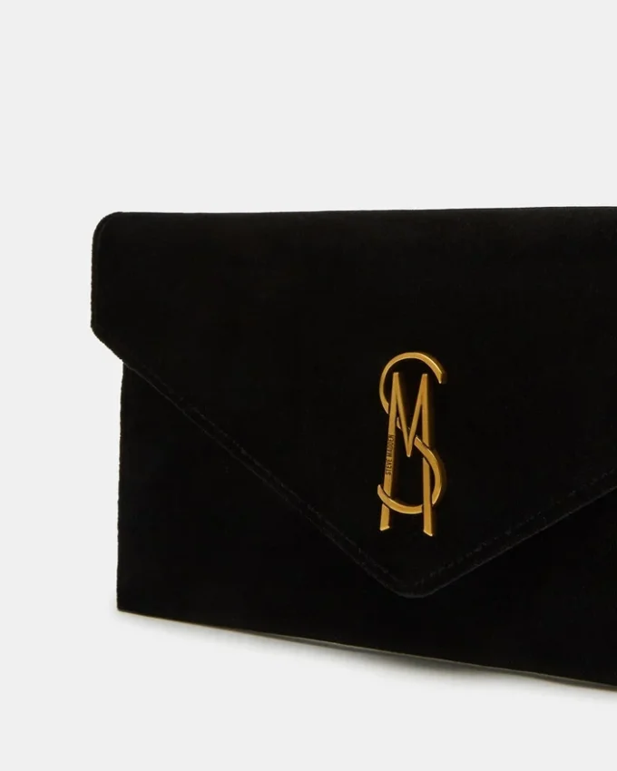Bolso Smooth de terciopelo negro Bolso Smooth de terciopelo negro