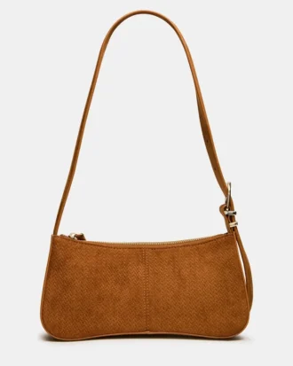 Bolso tejido Tanzie color tabaco