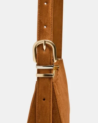 Bolso tejido Tanzie color tabaco
