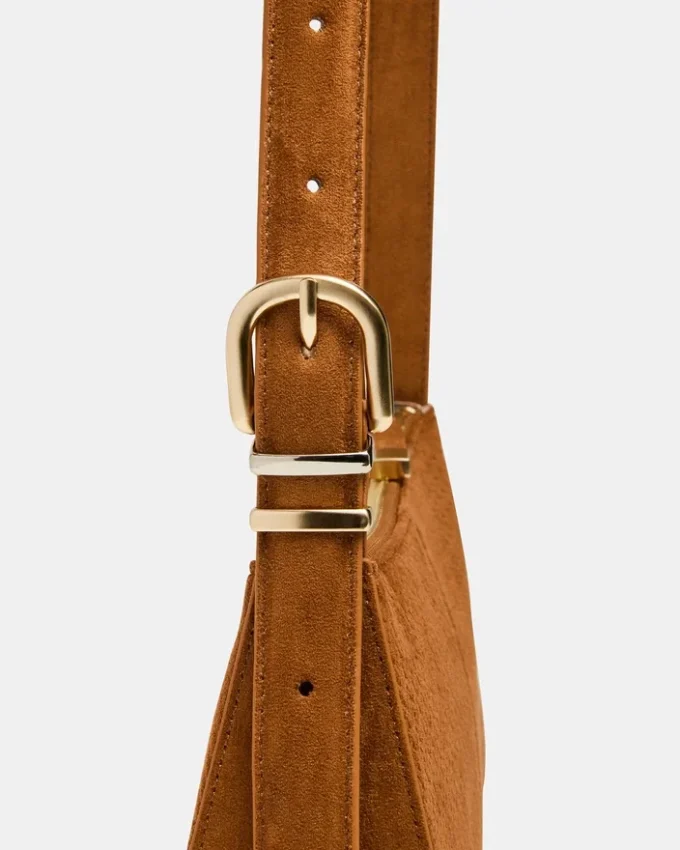 Bolso tejido Tanzie color tabaco Bolso tejido Tanzie color tabaco