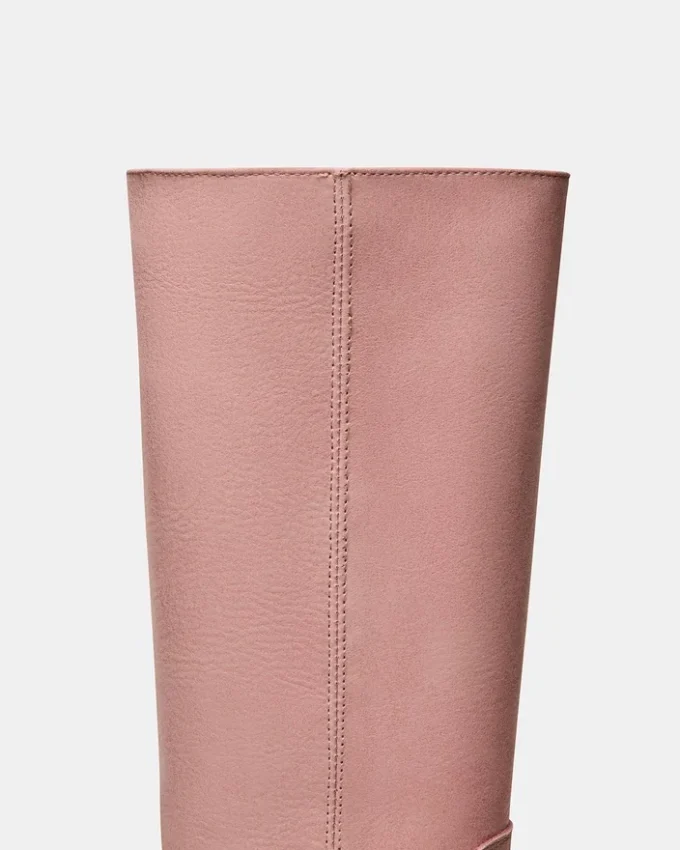 Botas de cuero rosa Riggs Botas de cuero rosa Riggs
