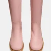 Botas de cuero rosa Riggs Botas de cuero rosa Riggs