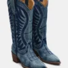 Botas de tela vaquera Albany de pantorrilla ancha Botas de tela vaquera Albany de pantorrilla ancha