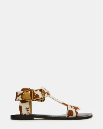 Brazinn Marrón Estampado de vaca