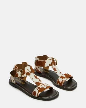 Brazinn Marrón Estampado de vaca