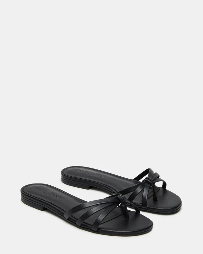 Calissi de cuero negro