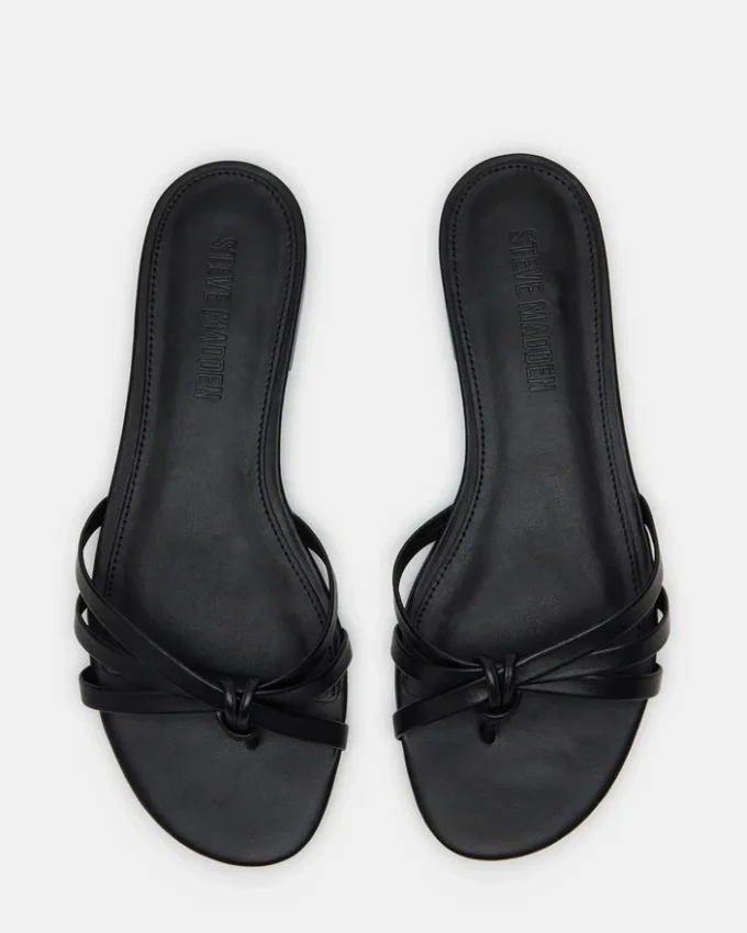 Calissi de cuero negro