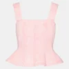Camiseta de denim Penelopi rosa