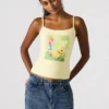 Camiseta sin mangas Goldie amarillo pálido Camiseta sin mangas Goldie amarillo pálido
