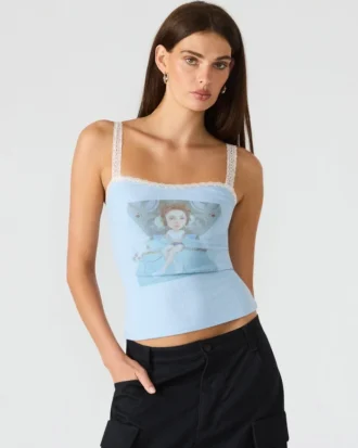 Camiseta sin mangas Love Goldie Surf Blue