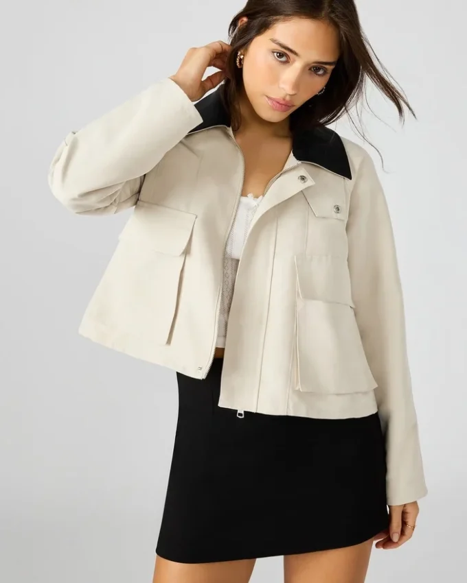 Chaqueta Justina Barn color avena Chaqueta Justina Barn color avena