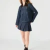 Chaqueta Justina Barn en índigo oscuro