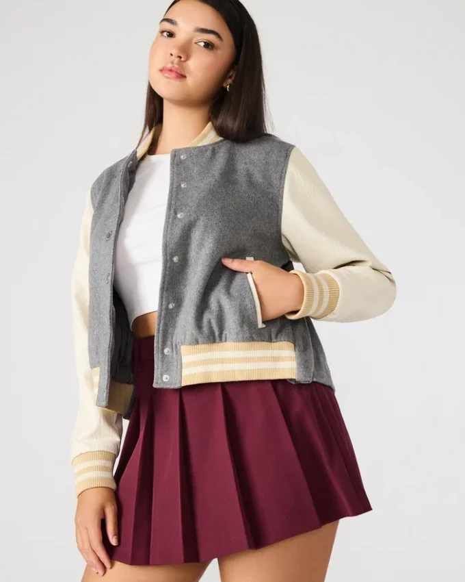 Chaqueta Rooney Gris jaspeado