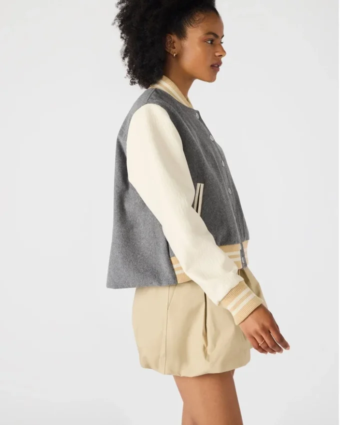 Chaqueta Rooney Gris jaspeado