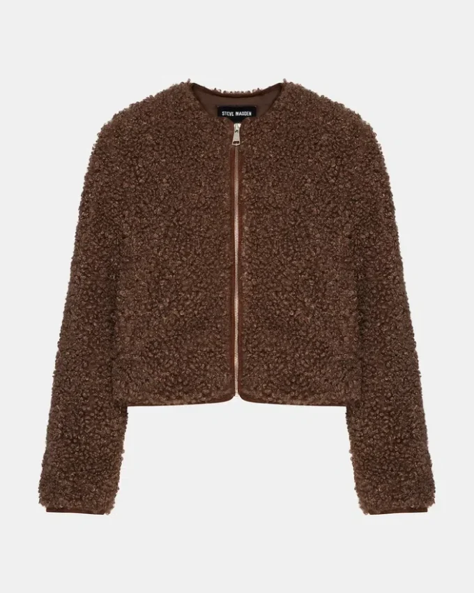 Chaqueta Teddy Marrón Chaqueta Teddy Marrón