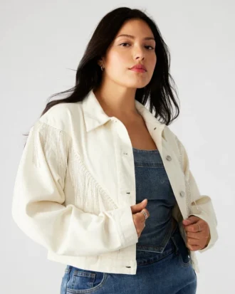 Chaqueta vaquera Canyon color crema
