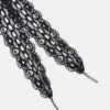 Cordones y dijes para zapatos, cordones negros Cordones y dijes para zapatos, cordones negros