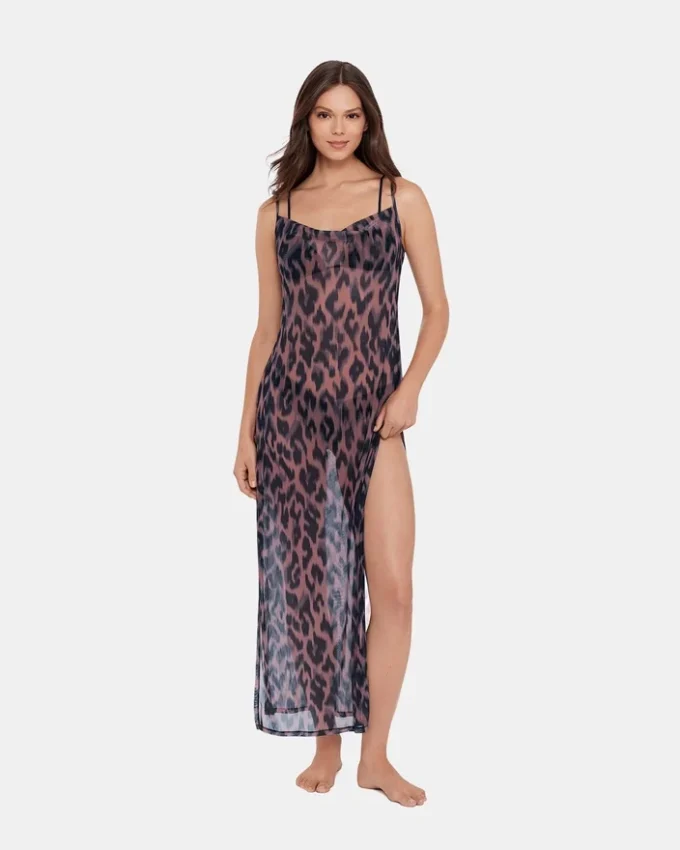 Cubrebikini Static Leopard Natural Cubrebikini Static Leopard Natural
