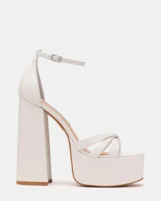 Cuero blanco retro