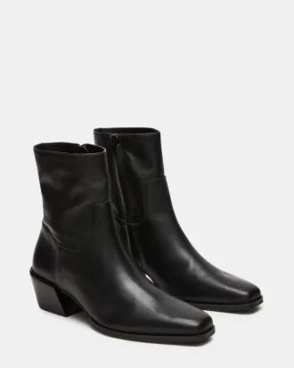 Daney de cuero negro Daney de cuero negro