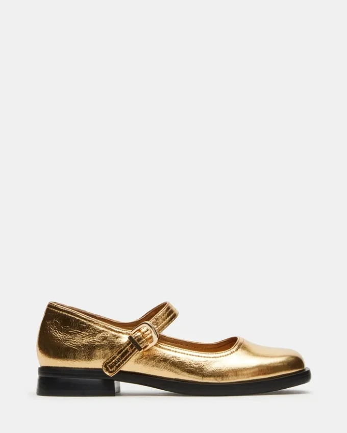 Delancy de cuero dorado Delancy de cuero dorado